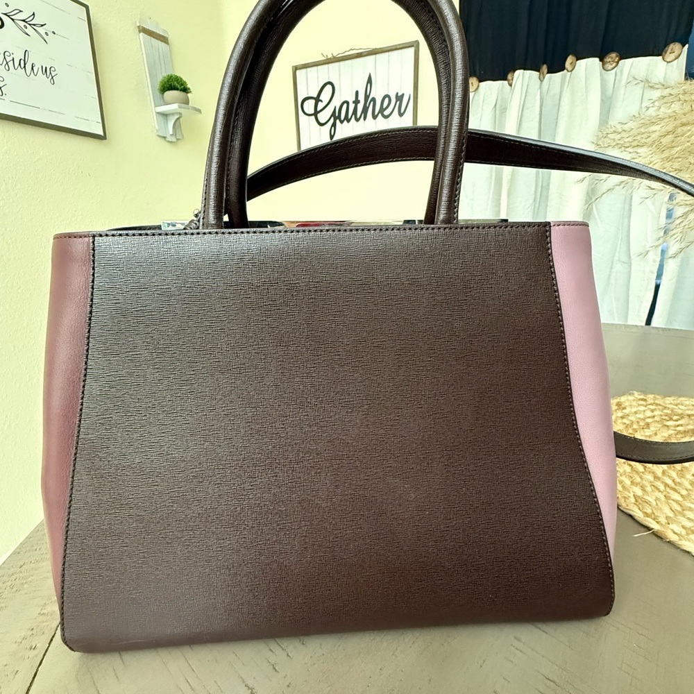 Authentic FENDI Tri-Color 2Jours Large Satchel | COA | Dust Bag | Strap Included - Picture 3 of 12